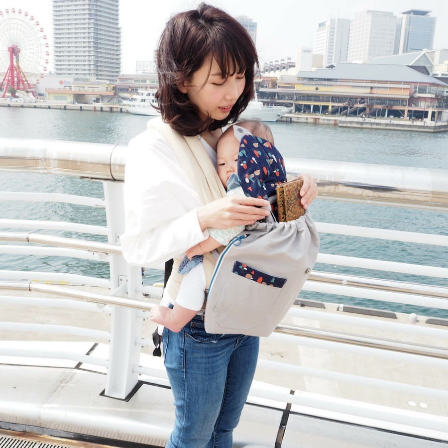 オーダーメイド】赤ちゃんと手ぶらでお出かけ pomochi original 抱っこ